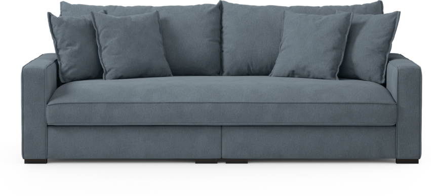 Rossi - 3-sits soffa, hel dyna - Blå