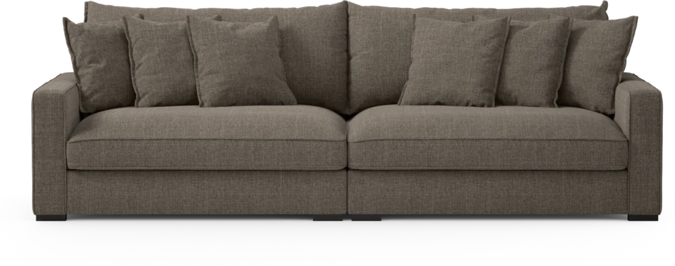 Rossi - 4-sits soffa - Brun