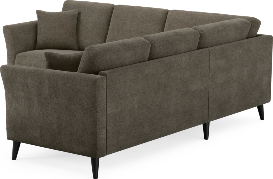 Eden - Hörnsoffa, 2+2-sits - Brun