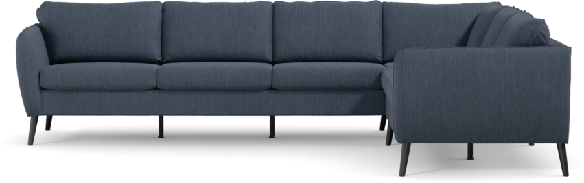 County - Hörnsoffa, 3+2-sits - Blå