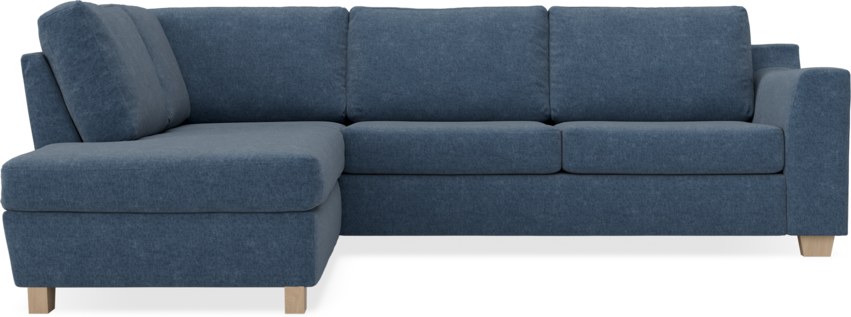 Friday - 2,5-sits soffa med divan vänster - Blå
