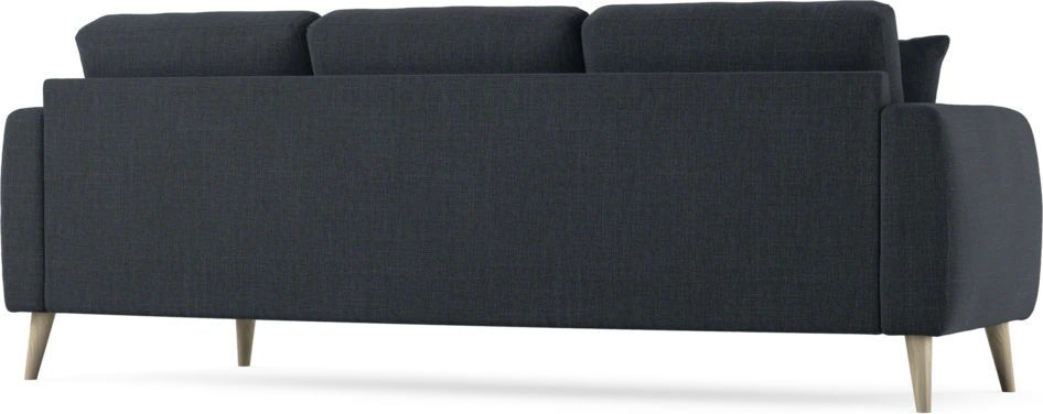 Eden - 3-sits soffa svängd - Blå