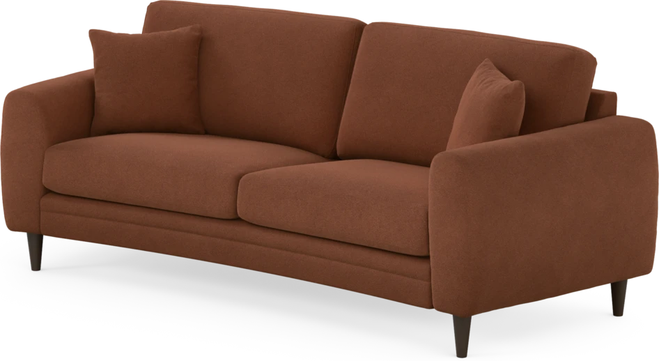 Eden - 2,5-sits soffa svängd - Orange