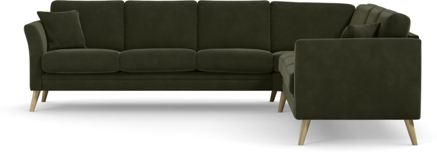 Eden - Hörnsoffa 3+3 - Grön