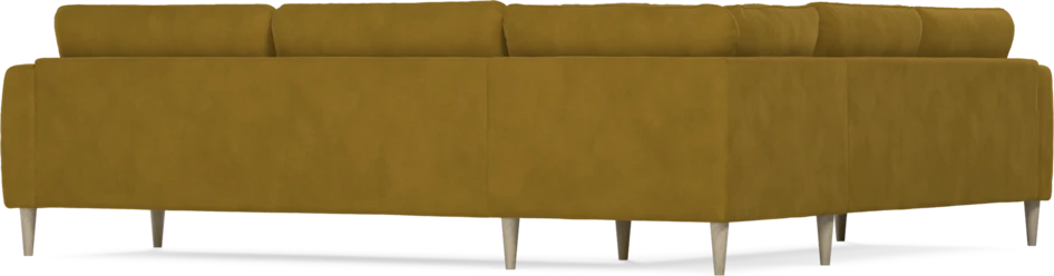 Bridge - Hörnsoffa, 2+3-sits - Gul