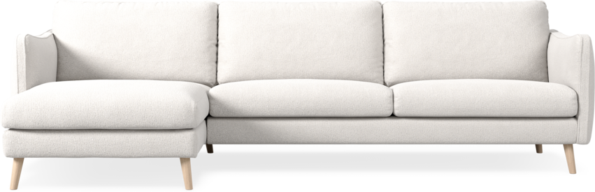 Madison Lux - 3-sits soffa med schäslong vänster - Beige