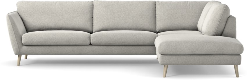 Madison Lux - 3-sits soffa med divan höger - Grå