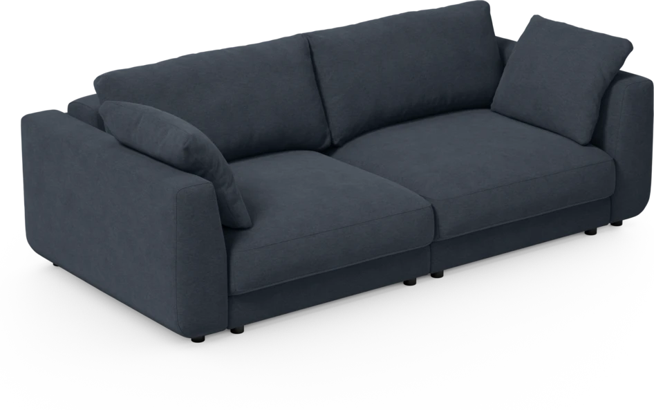 Amie - Bäddsoffa 3-sits - Blå