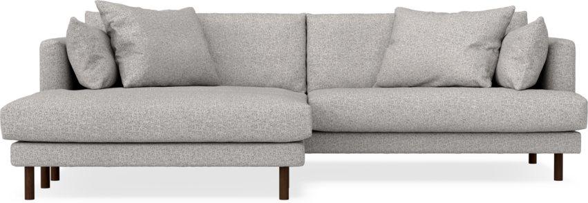 Harper - 4-sits med schäslong XL vänster - Vit