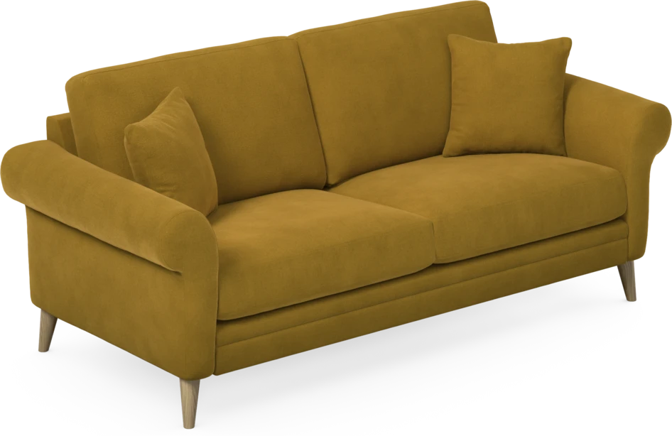 Eden - 2,5-sits soffa - Gul