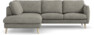 Madison Lux - 2-sits soffa med divan vänster - Vit