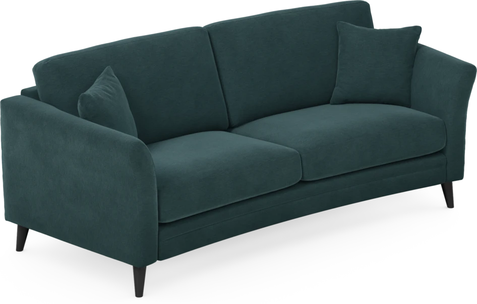 Eden - 2,5-sits soffa svängd - Blå