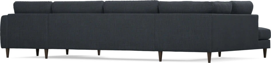 Bridge - 3-sits soffa med divan vänster och schäslong höger - Blå