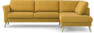 Bridge - 3-sits soffa med divan höger - Gul