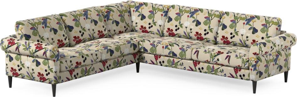 Bridge - Hörnsoffa, 2+3-sits - Flerfärgad