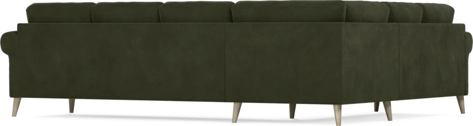 Eden - Hörnsoffa, 2+3-sits - Grön