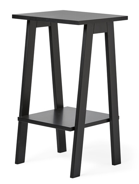 Nilla - Sängbord, B 40, H 70 cm - Svart