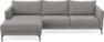 Impression - 3-sits soffa med schäslong vänster - Grå
