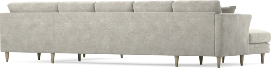 Eden - 3-sits soffa med schäslong vänster och divan höger - Grå