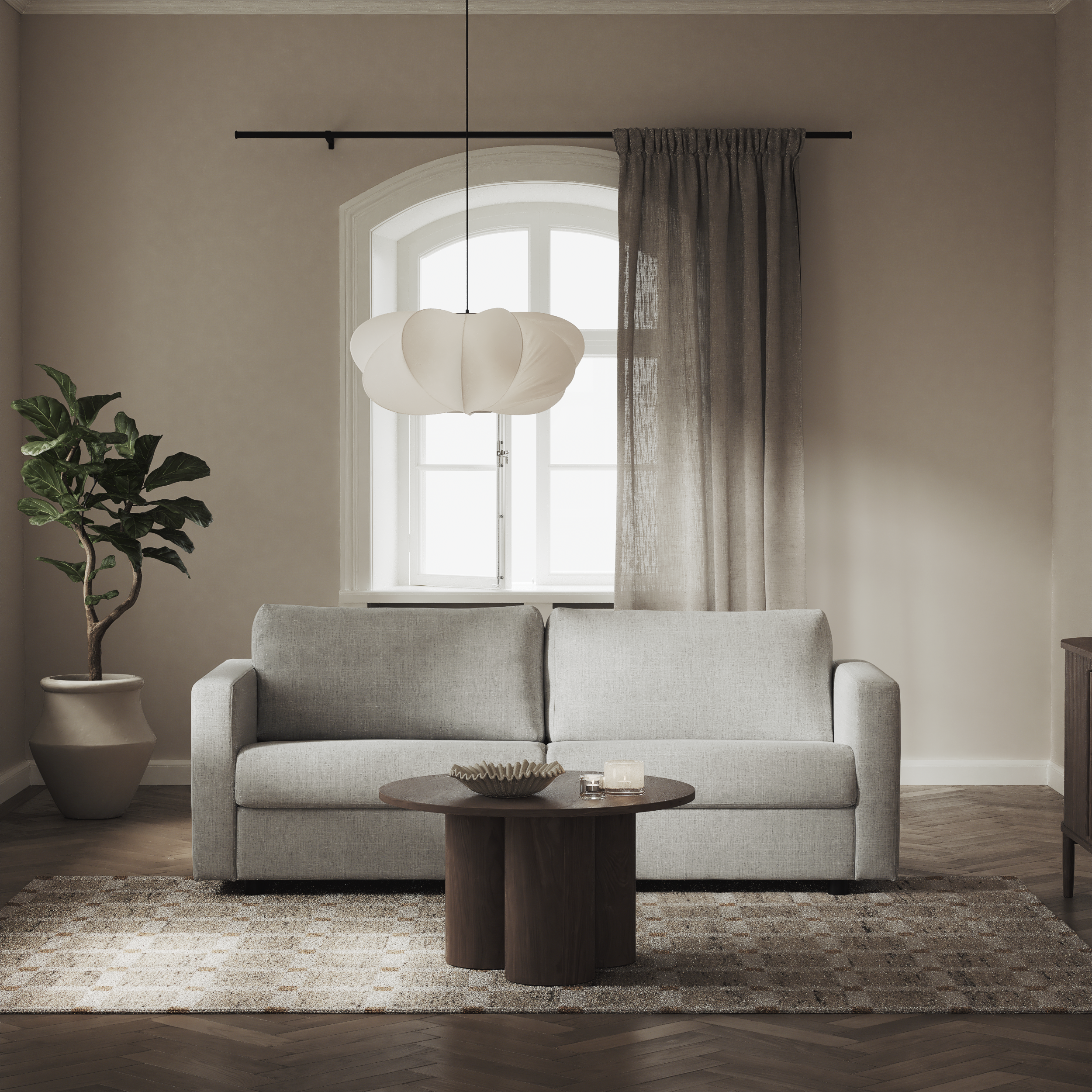 Lindö - Bäddsoffa 3-sits  - inspiration