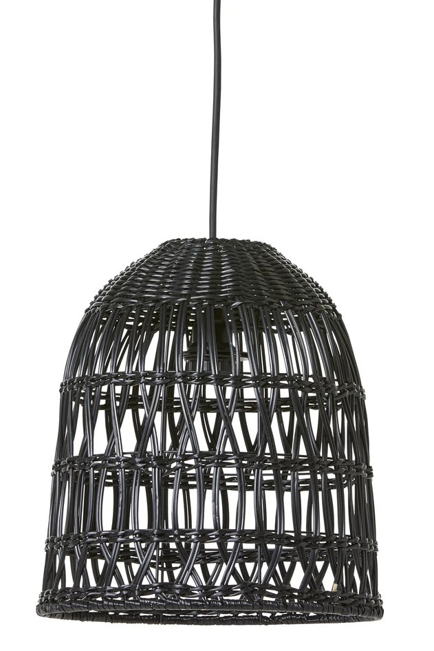 Knute - Utelampskärm, H33 Ø30 cm - Svart