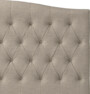 Delux Välvd - Sänggavel, 90-210 cm - Beige
