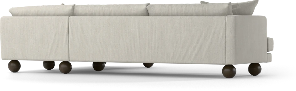 Harper - 3-sits soffa med divan höger - Beige