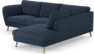 Madison - 2-sits soffa med divan höger - Blå