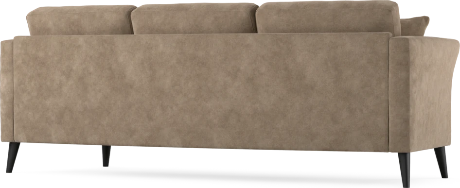 Eden - 3-sits soffa svängd - Beige