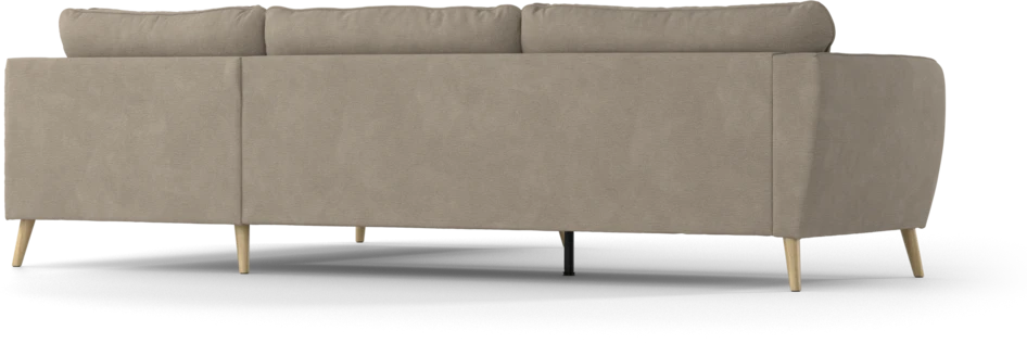 County - 2,5-sits soffa med divan höger - Beige