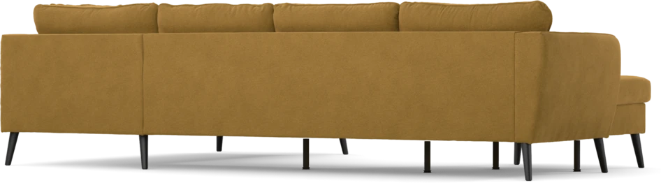 County - 3-sits soffa med schäslong vänster och divan höger - Gul