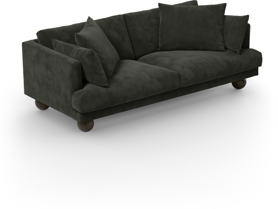 Harper - 3-sits soffa - Svart
