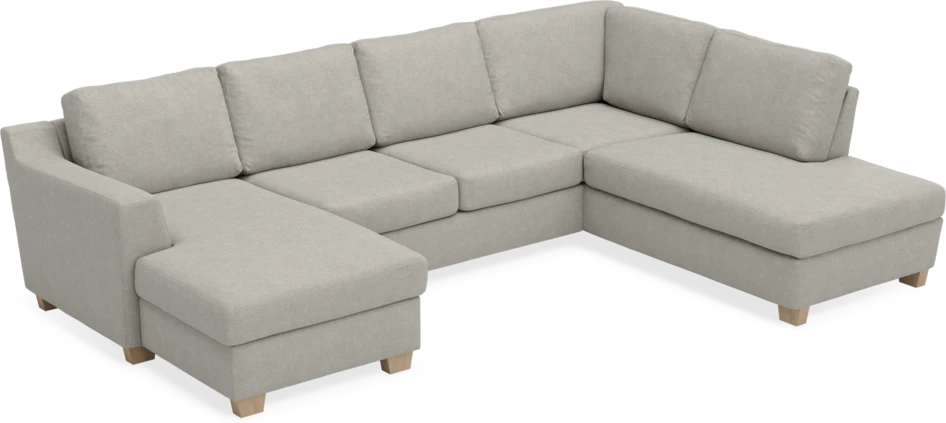 Friday - 3-sits soffa med schäslong vänster och divan höger - Beige
