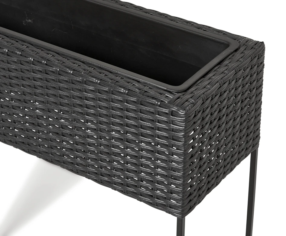 Daylia - Blombord, H 70 cm - Svart