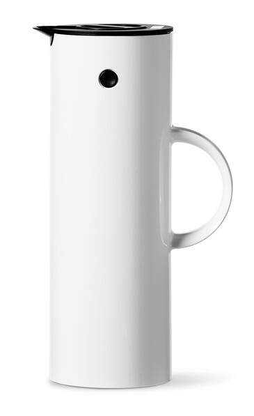 Stelton - Termoskanna, H 31 Ø 13,5 cm, 1 liter - Vit