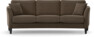 Eden - 3-sits soffa svängd - Brun