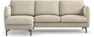 Madison Lux - 2-sits soffa med schäslong vänster - Beige