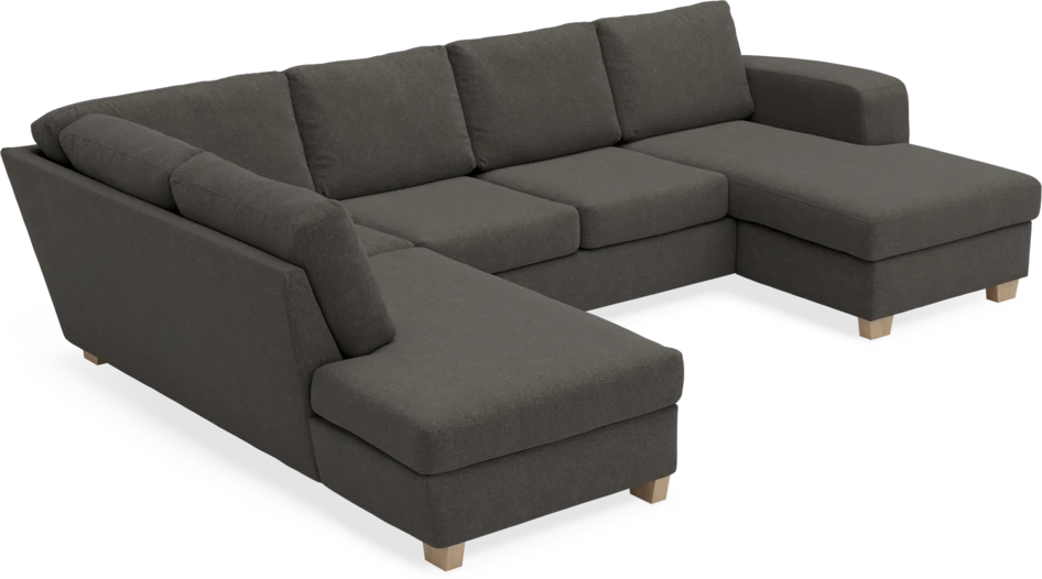 Friday - 3-sits soffa med divan vänster och schäslong höger - Grå