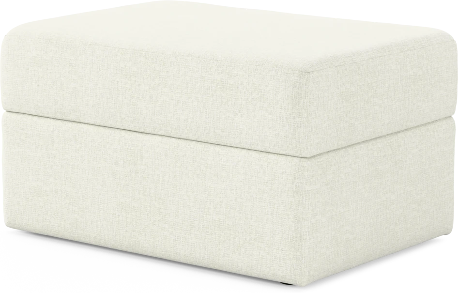 Lindö - Fotpall - Vit