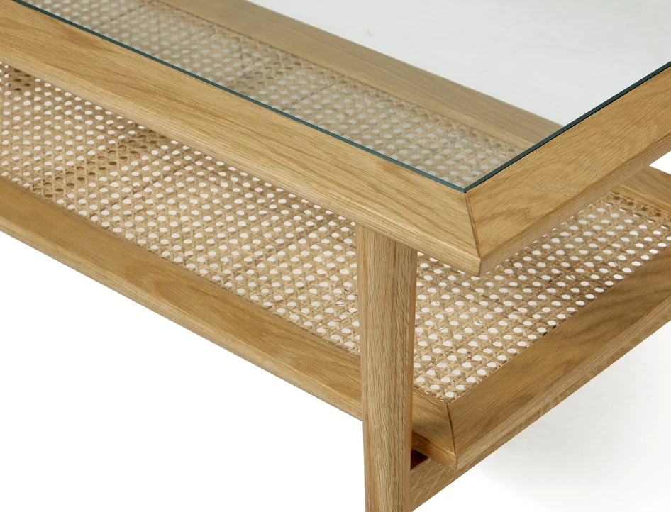 Viborg - Soffbord, 123x60x45 cm - Brun