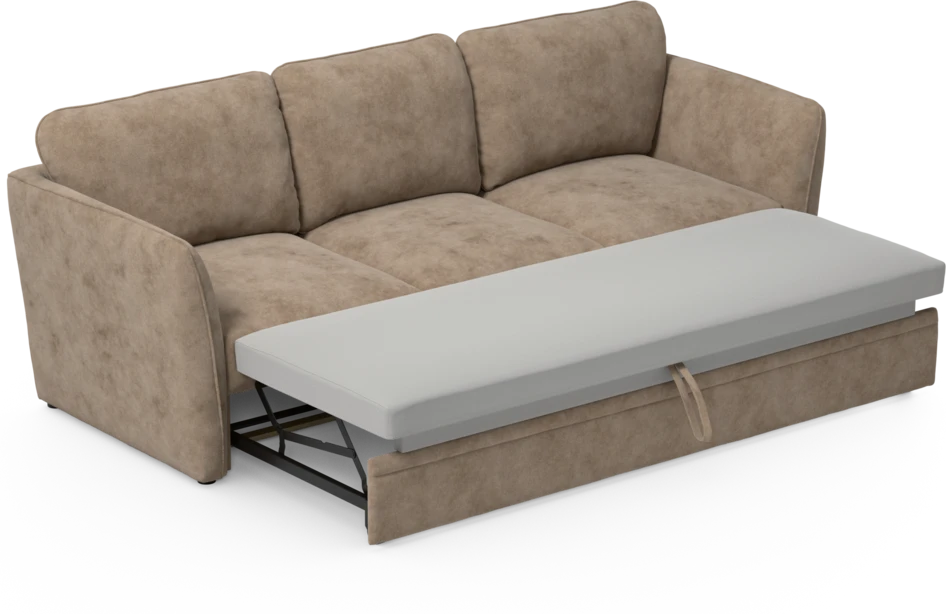 Öland - Bäddsoffa 3-sits, längsbäddad - Beige