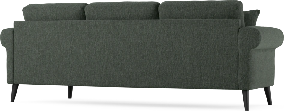Eden - 3-sits soffa svängd - Grön
