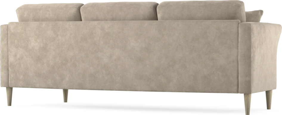 Eden - 3-sits soffa svängd - Beige