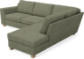 Friday - 2,5-sits soffa med divan höger - Vit