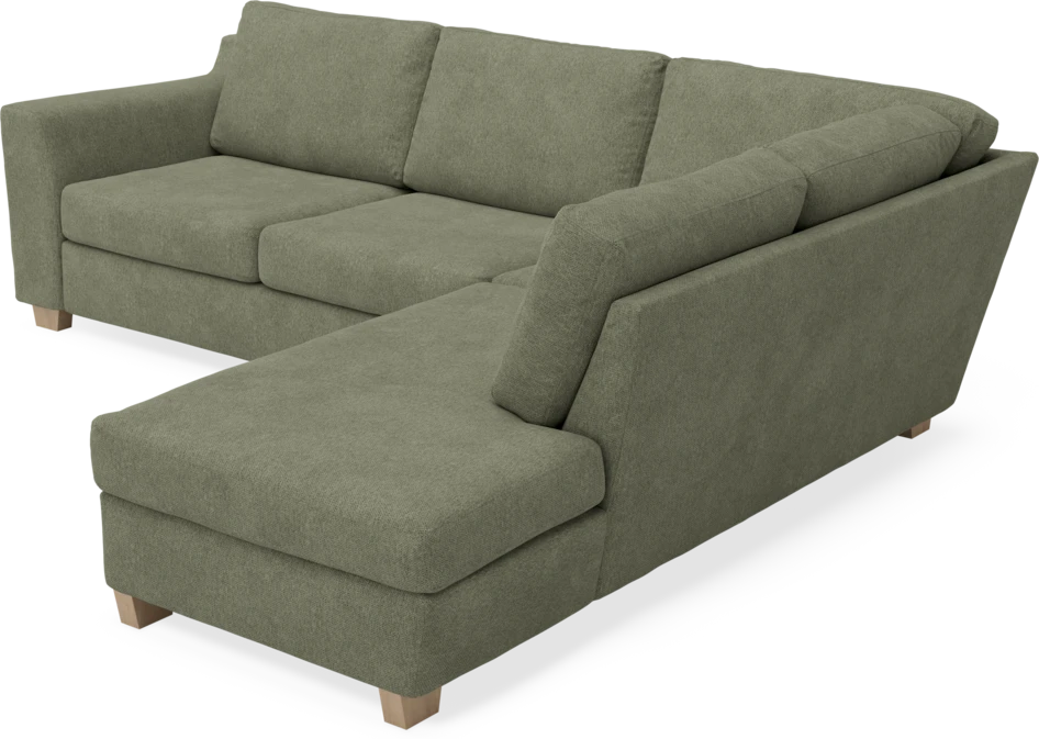 Friday - 2,5-sits soffa med divan höger - Vit