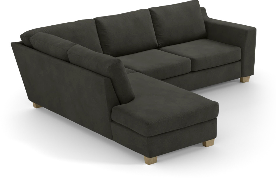 Friday - 2,5-sits soffa med divan vänster - Grå