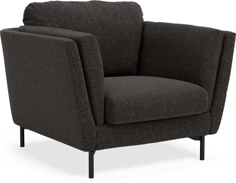 Madison Lux - Fåtölj, 70 cm - Svart
