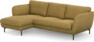 Madison Lux - 2-sits soffa med schäslong vänster - Gul
