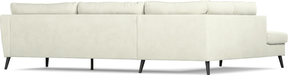 County - 2,5-sits soffa med divan vänster - Vit