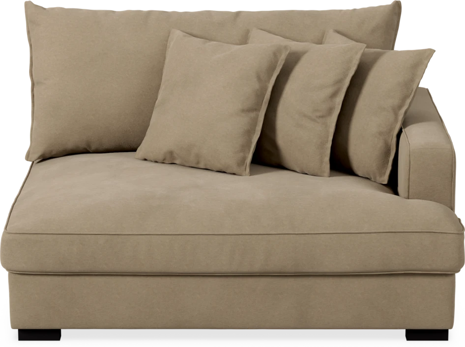 Rossi - 2-sits med armstöd höger - Beige